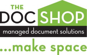 The Docshop logo with make space RGB